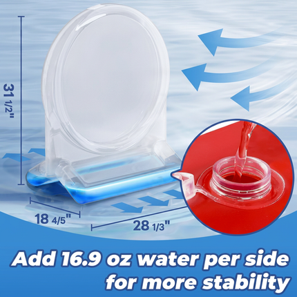 Inflatable Water Target Game with Soft Sticky Darts | Outdoor Fun for Active Family Play