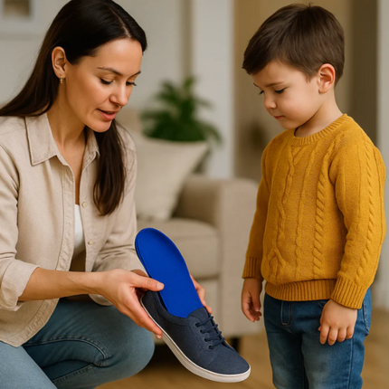 Smart Tracking Insoles with Discreet Design | Comfortable Shoe Inserts for Children's Safety and Daily Wear