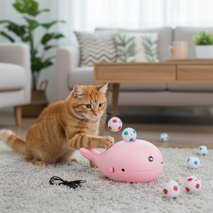 Interactive Electric Cat Toy with Floating Ball | Engaging Indoor Play for Active Cats