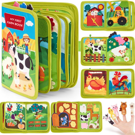 Interactive Montessori Farm Storybook with Hands-On Activities | Engaging Early Learning for Toddlers and Preschoolers