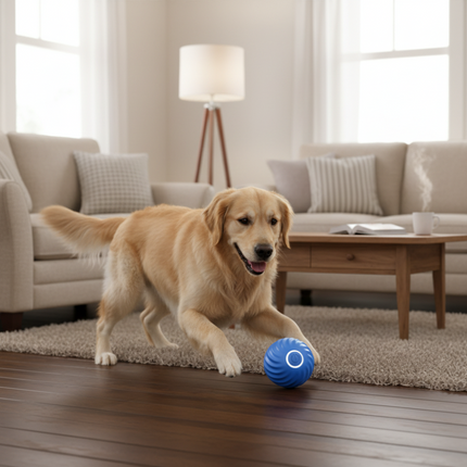 Smart Interactive Dog Ball with Obstacle Avoidance Technology | Durable Rechargeable Toy for Engaging Playtime
