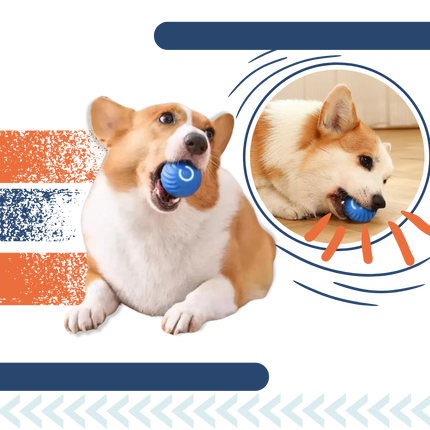 Smart Interactive Dog Ball with Obstacle Avoidance Technology | Durable Rechargeable Toy for Engaging Playtime
