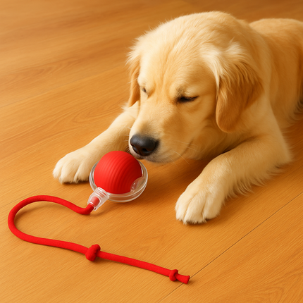 Interactive Dog Toy with Erratic Motion for Mental Stimulation | Rechargeable Chew Ball for Active Play