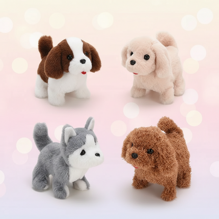 Interactive Plush Dog Toy with Walking and Barking Features | Engaging Playtime for Kids