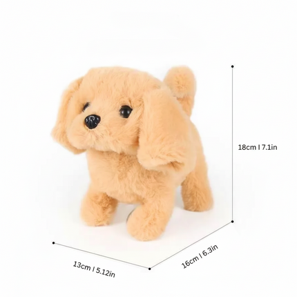 Interactive Plush Dog Toy with Walking and Barking Features | Engaging Playtime for Kids
