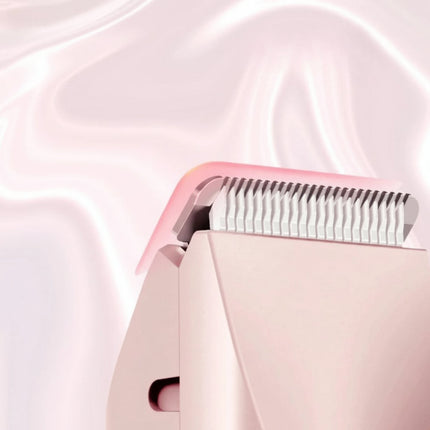 Electric Women's Shaver with Waterproof Design & Dual Attachments | Safe Hair Removal for Sensitive Skin and Versatile Grooming