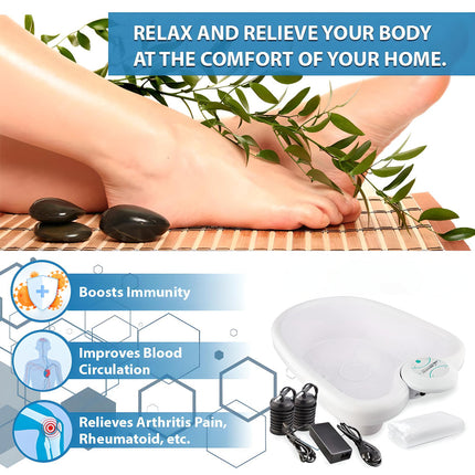 Ionic Foot Bath System with Portable Basin for Home Spa Relaxation | Easy Controls for Soothing Soak Sessions