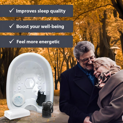 Ionic Foot Bath System with Portable Basin for Home Spa Relaxation | Easy Controls for Soothing Soak Sessions