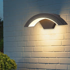 Outdoor Lights, Porch Light Fixture, House Exterior Light with IP65 Waterproof Aluminum Curved Wall Lamp for Patio_00