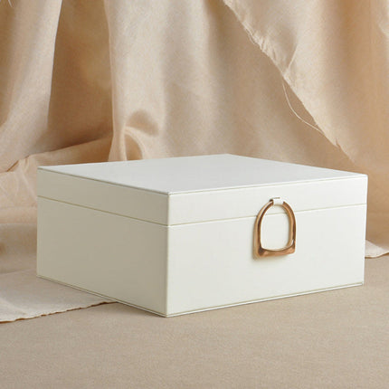 Jewelry Box Organizer with 2-Layer Design & Expandable Tray | Elegant Storage for Rings, Necklaces, and Bracelets