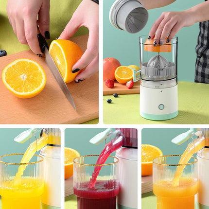 Portable Electric Juicer with USB Rechargeable Battery | Compact Design for Smoothies on the Go