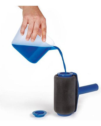 Refillable Paint Roller Brush with Ergonomic Handle | Smooth Finish for Effortless Painting