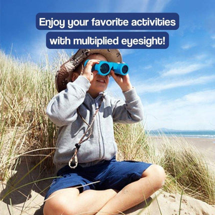 Kids Binoculars with Easy Grip Rubberized Design | Lightweight Compact Glasses for Outdoor Exploration