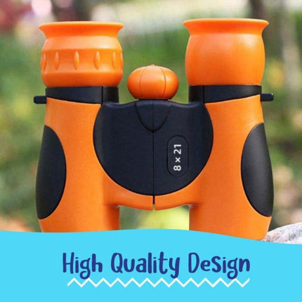 Kids Binoculars with Easy Grip Rubberized Design | Lightweight Compact Glasses for Outdoor Exploration