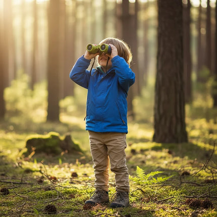 Kids Binoculars with 8X Magnification | Mini Portable Adventure Toy for Outdoor Exploration