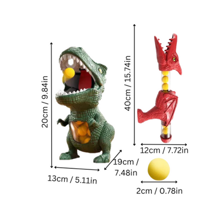 Kids Dinosaur Shooting Game with Safe Foam Balls | Active Play and Coordination for Indoor or Outdoor Fun