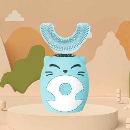 Kids Electric Toothbrush with Sonic Technology & Soft Silicone Head | Fun Ergonomic Design for Better Oral Care