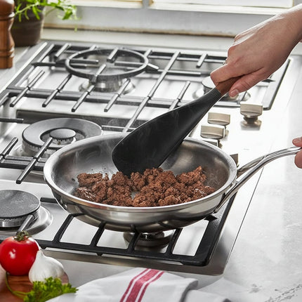 Silicone Spatula Cooking Spoon with Seamless Design | Heat-Resistant Kitchen Utensil for Stirring and Serving