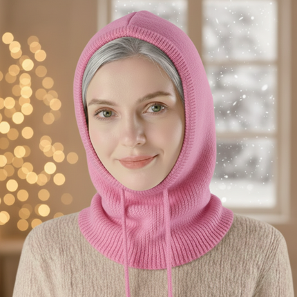 Cashmere Knit Beanie with Pom-Pom Design | Ribbed Stretch Fit for Cold Weather Comfort