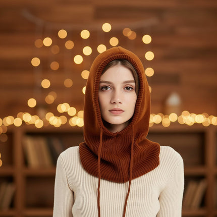 Cashmere Knit Beanie with Pom-Pom Design | Ribbed Stretch Fit for Cold Weather Comfort