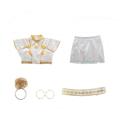 Kpop Halloween Costume Set with Reflective Design | Complete Cosplay Outfit for Themed Parties and Stage Performances