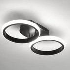 2 Lights: 34 cm x 7 cm / Warm White