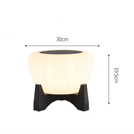 Solar Pathway Light with Warm Ambient Glow | Modern LED Outdoor Lamp for Driveways and Patios