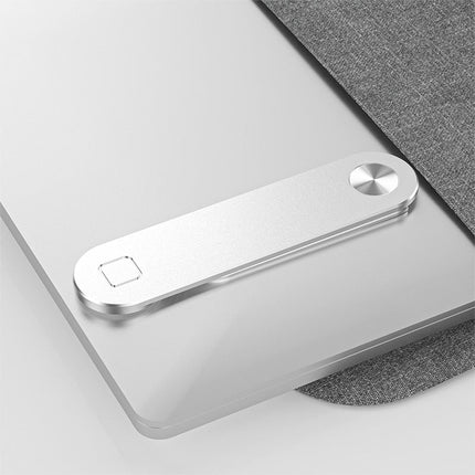 Magnetic Phone Holder for Laptop Screen, Adjustable Foldable Side Mount Stand for Phone and Tablet