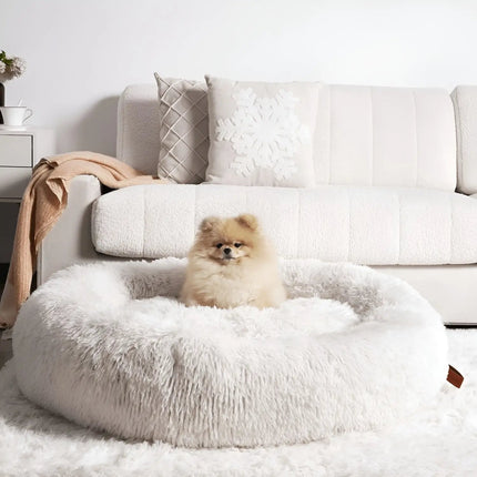Anxiety-Relieving Dog Bed with Plush Cozy Design | Comfortable Rest for Small to Large Dogs