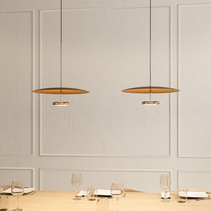 LED Ceiling Light Fixture with Dimmable Indirect Lighting | Modern Hanging Design for Stylish Home Illumination