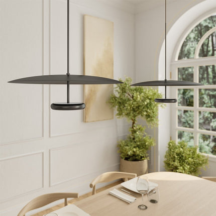 LED Ceiling Light Fixture with Dimmable Indirect Lighting | Modern Hanging Design for Stylish Home Illumination