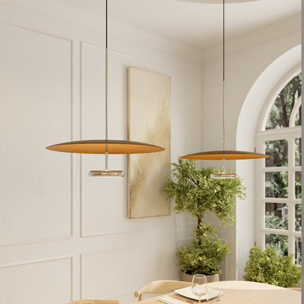 LED Ceiling Light Fixture with Dimmable Indirect Lighting | Modern Hanging Design for Stylish Home Illumination
