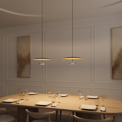 LED Ceiling Light Fixture with Dimmable Indirect Lighting | Modern Hanging Design for Stylish Home Illumination