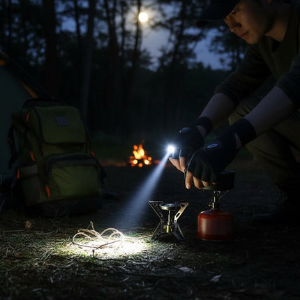 LED Flashlight Gloves with Built-in LED Lights | Hands-Free Lighting for Camping and Repairs