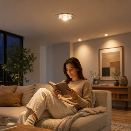 GU10 Dimmable LED Spotlight Bulb with Energy Efficiency | Adjustable Brightness for Modern Lighting Ambiance