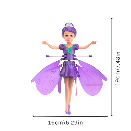 Hovering LED Light Fairy Toy with Interactive Motion Sensor | Colorful Flight Action for Indoor Fun