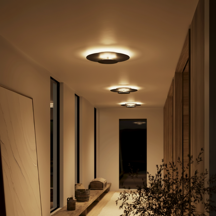 Modern LED Flush Mount Ceiling Light with Minimalist Design | Versatile Lighting for Bedrooms and Living Spaces