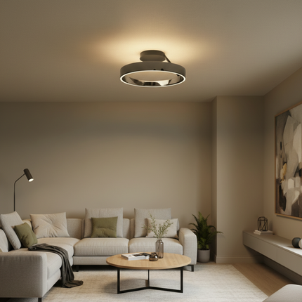 LED Flush Mount Ceiling Light in Modern Round Design | Energy-Efficient Lighting for Hallways and Bedrooms