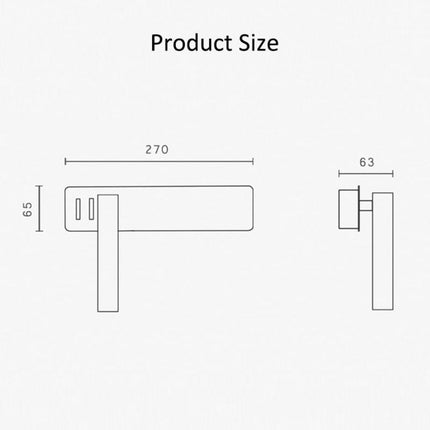 LED Wall Reading Light with Adjustable Swivel Arm | Modern Illumination for Comfortable Reading