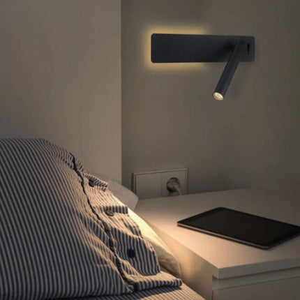 LED Wall Reading Light with Adjustable Swivel Arm | Modern Illumination for Comfortable Reading