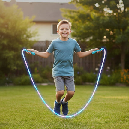 LED Jump Rope with Adjustable Length & LED Lights | Fun Fitness Activity for Kids' Coordination and Exercise