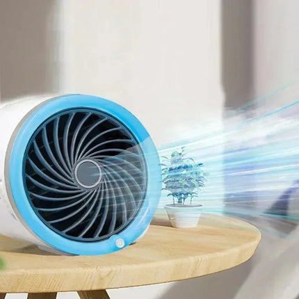 LED Portable Fan with Reusable Ice Packs & 3-Speed Settings | Air Circulation for Home Cooling and Comfort