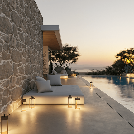 LED Table Lamp with Dimmable Touch Control | Portable Rechargeable Lighting for Indoor and Outdoor Use