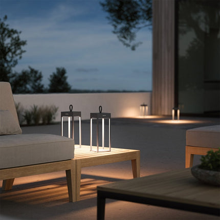 LED Table Lamp with Dimmable Touch Control | Portable Rechargeable Lighting for Indoor and Outdoor Use