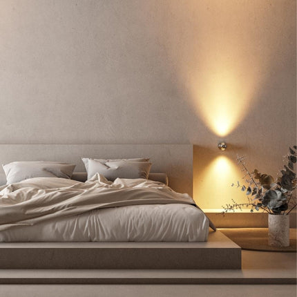 LED Wall Light Sconce with Touch Dimming Control | Modern Accent Lighting for Cozy Home Atmosphere