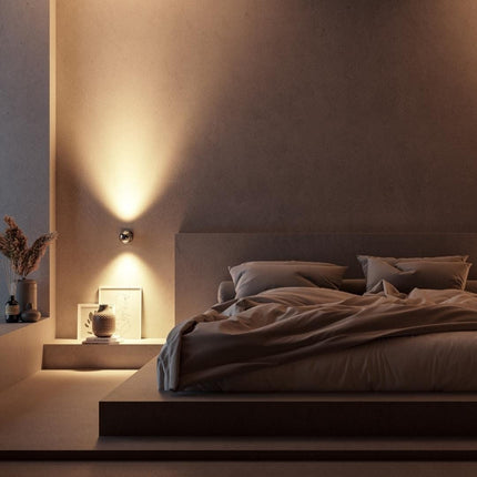LED Wall Light Sconce with Touch Dimming Control | Modern Accent Lighting for Cozy Home Atmosphere