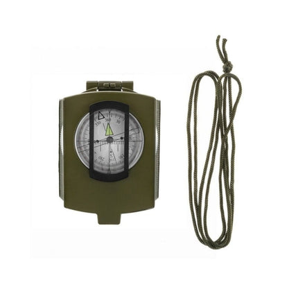 Lensatic Compass for Outdoor Navigation with Durable Aluminum Housing | Precise Direction Reading for Hiking and Camping