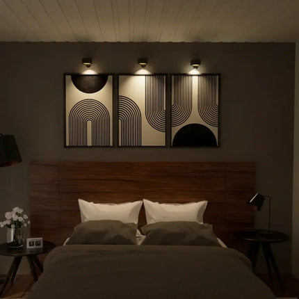 USB Rechargeable LED Wall Light with Touch & Remote Control | Cordless Modern Lamp for Any Space