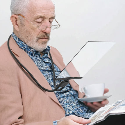 Lightweight Hands-Free Magnifying Glass with Adjustable Neck | Clear Detail Viewing for Reading and Crafting