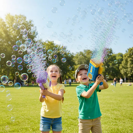 Lithium Battery Bubble Machine with Handheld Design | Automatic Bubble Maker for Outdoor Games and Summer Fun